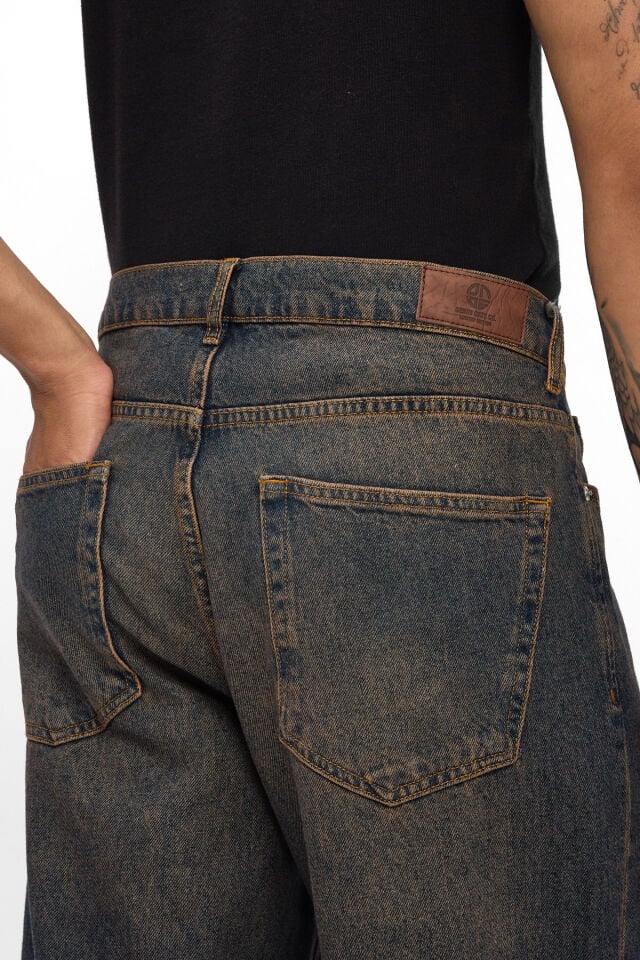 Tintli Erkek Loose Fit Jean