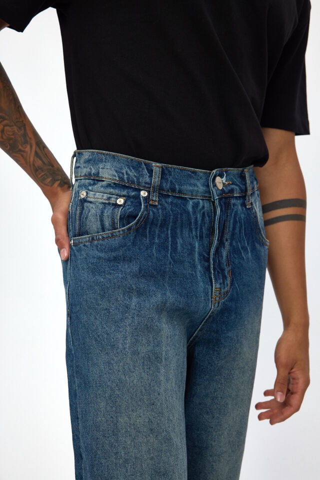 Signature Tie Erkek Baggy Jean