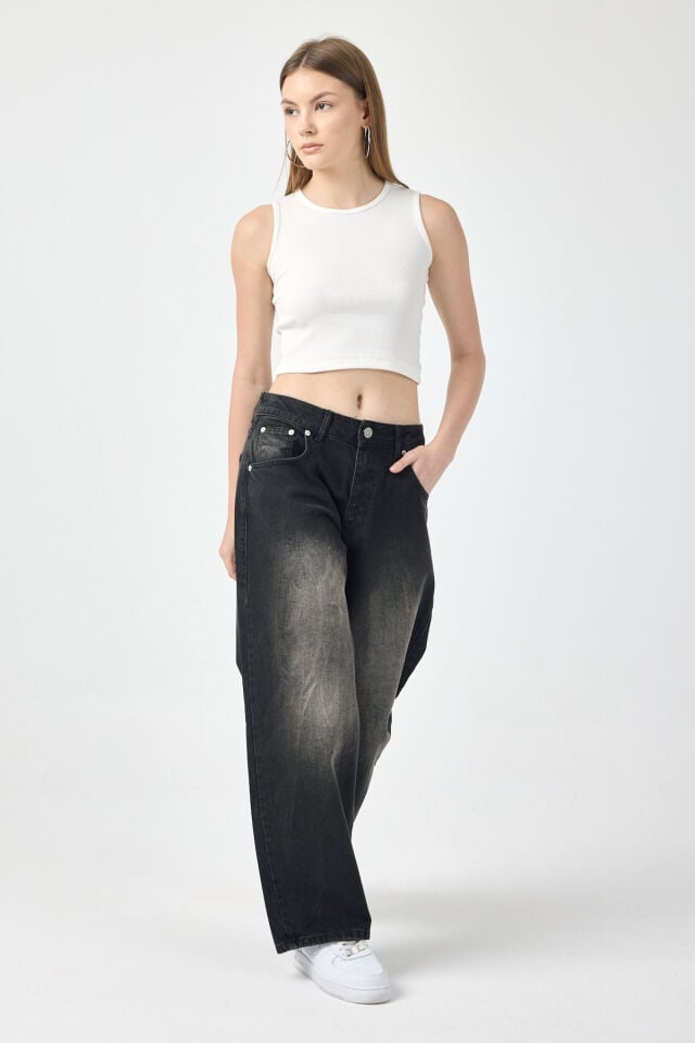Deep Tint Kadın Balloon Fit Jean