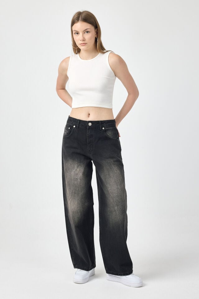 Deep Tint Kadın Balloon Fit Jean