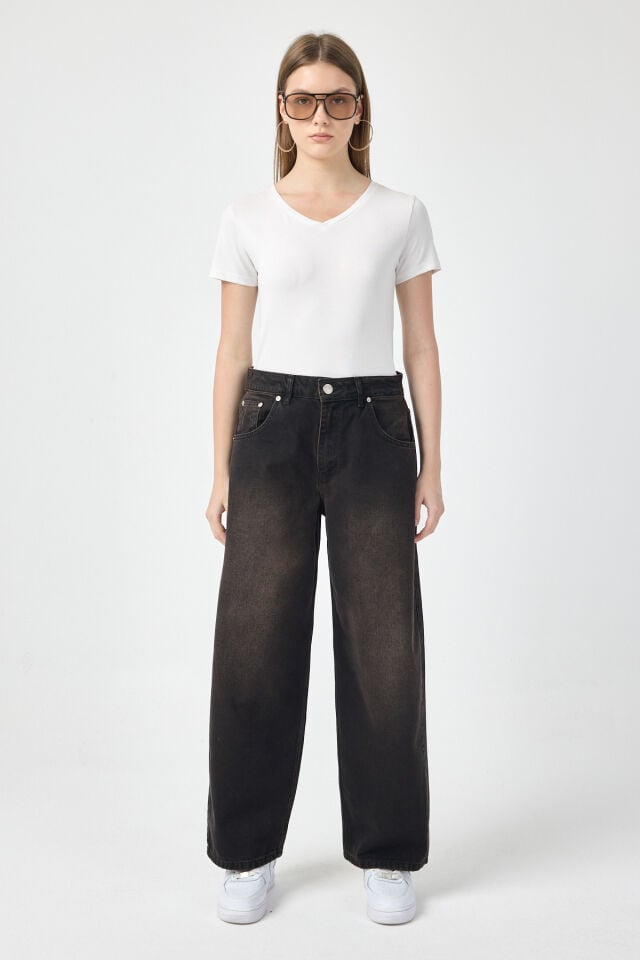 Black Tint Kadın Balloon Fit Jean